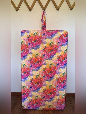 Rainbow Blooms Little Sleepies Crib Sheet